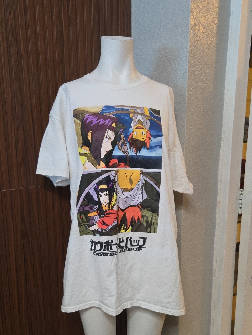 Cowboy Bebop Funimation Anime Graphic T-Shirt Faye Valentine & Ed Size XL"[1173]